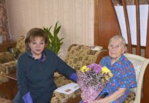 М. В. Кононова поздравила ветерана великой отечественной войны с юбилеем